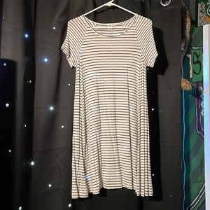 Soft Stripped Dress NWOT